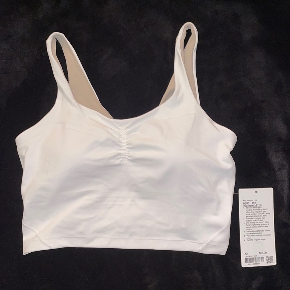 lululemon Align Tank Gathered-Front